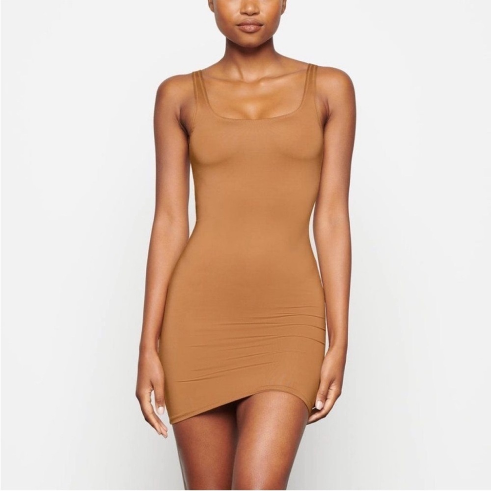 Skims swim dress almond NWT SUMMER BEACH